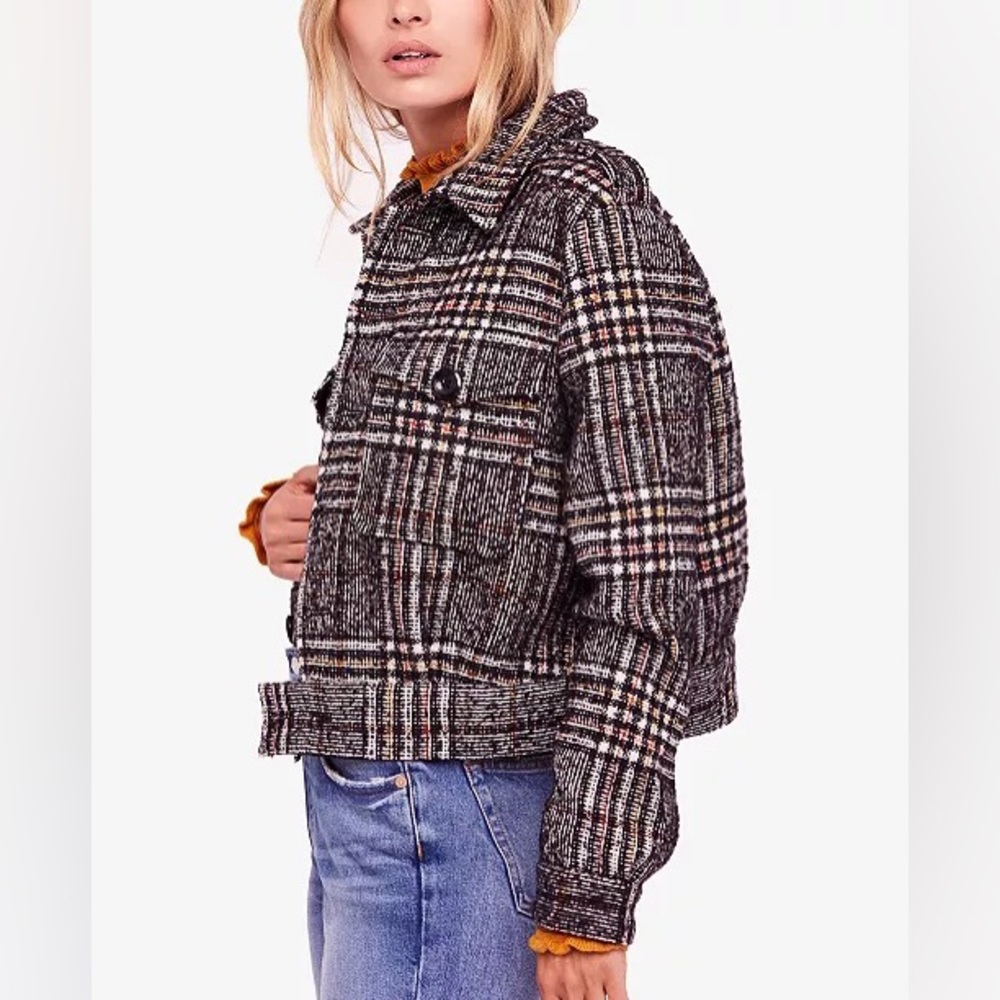 NWOT Free People Slouchy Eisenhower Jacket
